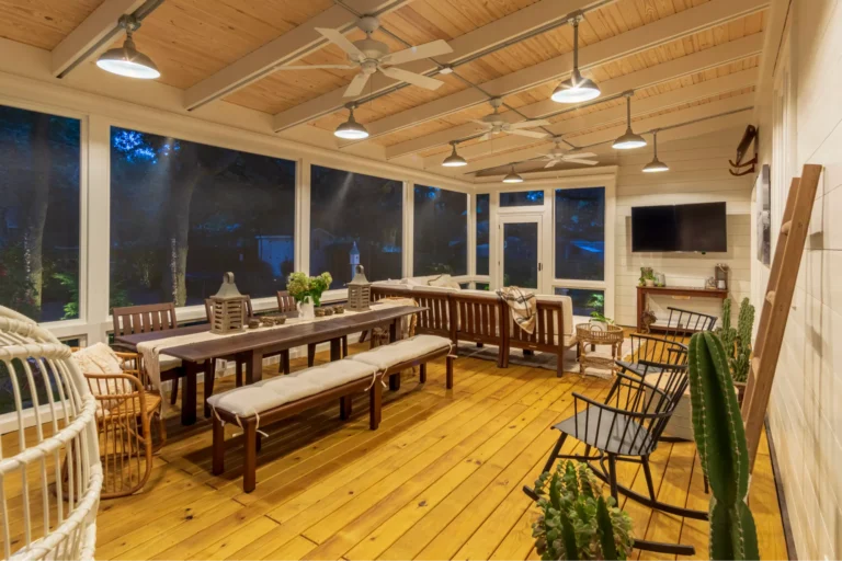 Screened in porch painting