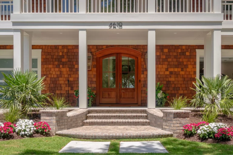 Exterior porch painting